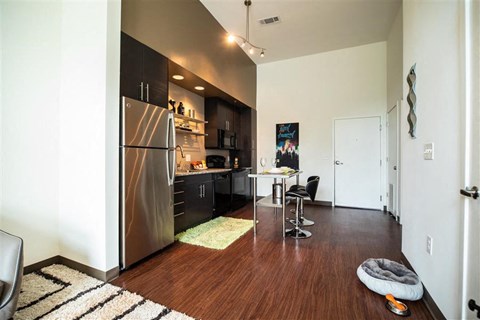 Stainless Steel & Black Appliances In The Kitchen at The George & The Leonard, Atlanta, 30312