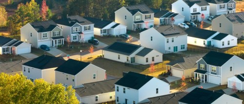 aerial view of houses for rent in South Carolina