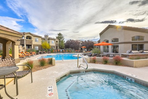 Pool and spa at Arterra, Albuquerque, 87113